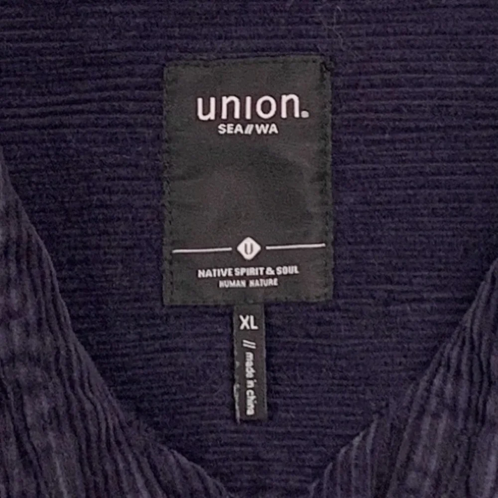 Union Mens Corduroy Shirt Jacket XL Shacket PNW Outdoors Casual Comfort Grunge